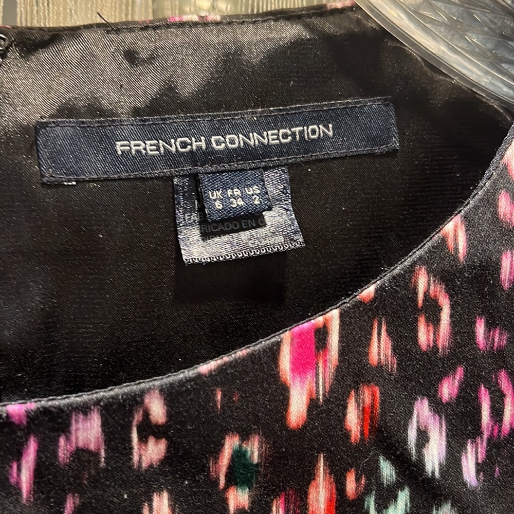 French Connection Multi-Color Leopard Print Dress… - image 4